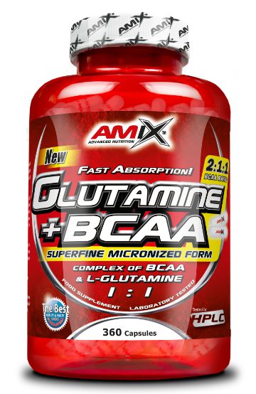 GLUTAMINE + BCAA (360 CAPS)