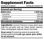 GLUTAMINE + BCAA (360 CAPS)